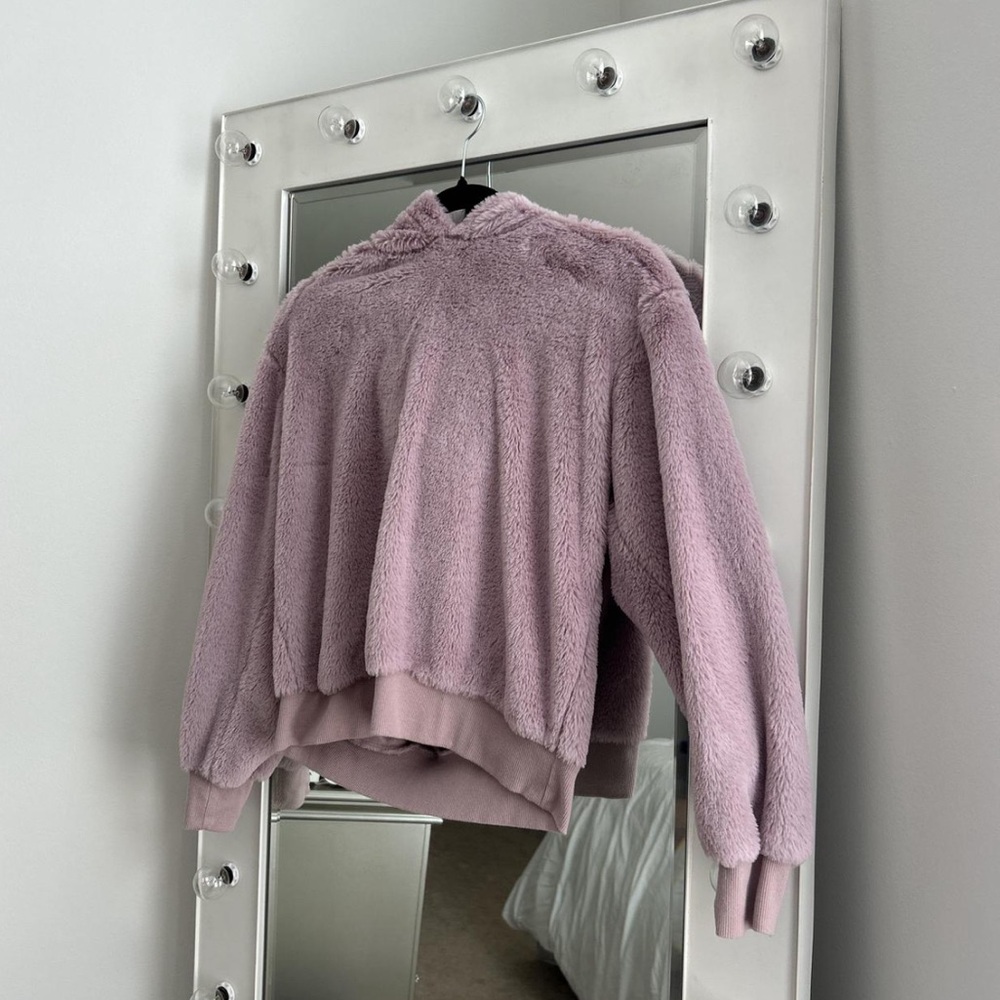 Cozy Lavender Fleece Hoodie